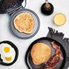 Uncanny Brands Bluey Waffle Maker – Non-Stick Round Waffle Iron – Easy to Use and Clean(Bob Ross)