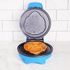 Uncanny Brands Bluey Waffle Maker – Non-Stick Round Waffle Iron – Easy to Use and Clean(Bob Ross)