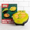 Uncanny Brands Bluey Waffle Maker – Non-Stick Round Waffle Iron – Easy to Use and Clean(Dr. Seuss The Grinch)