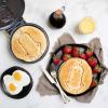 Uncanny Brands Bluey Waffle Maker – Non-Stick Round Waffle Iron – Easy to Use and Clean(Minions V1)