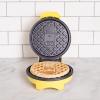 Uncanny Brands Bluey Waffle Maker – Non-Stick Round Waffle Iron – Easy to Use and Clean(Minions V2)