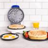 Uncanny Brands Bluey Waffle Maker – Non-Stick Round Waffle Iron – Easy to Use and Clean(Sonic the Hedgehod)
