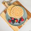 Uncanny Brands Bluey Waffle Maker – Non-Stick Round Waffle Iron – Easy to Use and Clean(Winnie the Pooh)