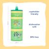 Whiskware Bluey Stackable Snack Containers for Babies, Toddlers, and Kids, 3 Stackable Snack Cups for School and Travel, Cupholder Friendly, Bluey, Chloe, Bingo, and Lila, Best Buddies!(Best Buddies!)