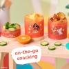 Whiskware Bluey Stackable Snack Containers for Babies, Toddlers, and Kids, 3 Stackable Snack Cups for School and Travel, Cupholder Friendly, Bluey, Chloe, Bingo, and Lila, Best Buddies!(Moana)