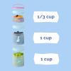 Whiskware Bluey Stackable Snack Containers for Babies, Toddlers, and Kids, 3 Stackable Snack Cups for School and Travel, Cupholder Friendly, Bluey, Chloe, Bingo, and Lila, Best Buddies!(Elsa and Bruni)