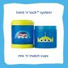Whiskware Bluey Stackable Snack Containers for Kids and Toddlers, 3 Stackable Snack Cups for School and Travel, Bluey and Bingo, Hooray(Pack of 1)(Buzz Lightyear)