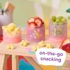 Whiskware Bluey Stackable Snack Containers for Kids and Toddlers, 3 Stackable Snack Cups for School and Travel, Bluey and Bingo, Hooray(Pack of 1)(Rapunzel)