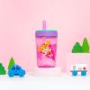 Zak Designs 15oz Bluey Kelso Tumbler Set, Leak-Proof Screw-On Lid with Straw Made of Durable Plastic and Silicone, Perfect Bundle for Kids, 2 Count (Pack of 1)(Paw Patrol – Skye & Everest)