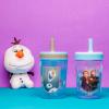Zak Designs 15oz Bluey Kelso Tumbler Set, Leak-Proof Screw-On Lid with Straw Made of Durable Plastic and Silicone, Perfect Bundle for Kids, 2 Count (Pack of 1)(Frozen 2)