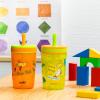 Zak Designs 15oz Bluey Kelso Tumbler Set, Leak-Proof Screw-On Lid with Straw Made of Durable Plastic and Silicone, Perfect Bundle for Kids, 2 Count (Pack of 1)(Dr. Seuss (One Fish Two Fish))