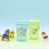 Zak Designs 15oz Bluey Kelso Tumbler Set, Leak-Proof Screw-On Lid with Straw Made of Durable Plastic and Silicone, Perfect Bundle for Kids, 2 Count (Pack of 1)(Paw Patrol)