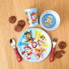Zak Designs Bluey Kids Dinnerware Gift Set Includes Plate, Bowl, Tumbler, Water Bottle, and Utensil Tableware, Made of Durable Material and Perfect for Kids (6 Piece Gift Set, BPA-Free)(PAW Patrol – 6pcs)