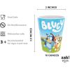 Zak Designs Bluey Kids Dinnerware Gift Set Includes Plate, Bowl, Tumbler, Water Bottle, and Utensil Tableware, Made of Durable Material and Perfect for Kids (6 Piece Gift Set, BPA-Free)(Bluey – 6pcs)