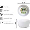 Zak Designs Bluey Kids Dinnerware Gift Set Includes Plate, Bowl, Tumbler, Water Bottle, and Utensil Tableware, Made of Durable Material and Perfect for Kids (6 Piece Gift Set, BPA-Free)(Mickey Mouse Rainbow – 5pcs)