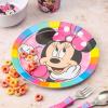 Zak Designs Bluey Kids Dinnerware Gift Set Includes Plate, Bowl, Tumbler, Water Bottle, and Utensil Tableware, Made of Durable Material and Perfect for Kids (6 Piece Gift Set, BPA-Free)(Minnie Mouse)