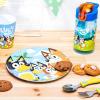 Zak Designs Bluey Kids Dinnerware Gift Set Includes Plate, Bowl, Tumbler, Water Bottle, and Utensil Tableware, Made of Durable Material and Perfect for Kids (6 Piece Gift Set, BPA-Free)(Bluey – 6pcs)