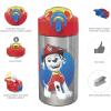 Zak Designs Bluey Kids Dinnerware Gift Set Includes Plate, Bowl, Tumbler, Water Bottle, and Utensil Tableware, Made of Durable Material and Perfect for Kids (6 Piece Gift Set, BPA-Free)(PAW Patrol – 6pcs)