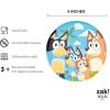 Zak Designs Bluey Kids Dinnerware Gift Set Includes Plate, Bowl, Tumbler, Water Bottle, and Utensil Tableware, Made of Durable Material and Perfect for Kids (6 Piece Gift Set, BPA-Free)(Bluey – 6pcs)