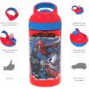 Zak Designs Bluey Kids Dinnerware Gift Set Includes Plate, Bowl, Tumbler, Water Bottle, and Utensil Tableware, Made of Durable Material and Perfect for Kids (6 Piece Gift Set, BPA-Free)(Marvel Universe – 6pcs)