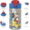 Zak Designs Bluey Kids Dinnerware Gift Set Includes Plate, Bowl, Tumbler, Water Bottle, and Utensil Tableware, Made of Durable Material and Perfect for Kids (6 Piece Gift Set, BPA-Free)(Mickey Mouse Rainbow – 6pcs)