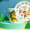 Zak Designs Bluey Kids Dinnerware Set 3 Pieces, Durable and Sustainable Melamine Bamboo Plate, Bowl, and Tumbler are Perfect For Dinner Time With Family (Bluey, Bingo, Bandit, Chilli)(PAW Patrol (Chase  Marshall  Skye))