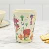 Zak Designs Bluey Kids Dinnerware Set 3 Pieces, Durable and Sustainable Melamine Bamboo Plate, Bowl, and Tumbler are Perfect For Dinner Time With Family (Bluey, Bingo, Bandit, Chilli)(DreamWorks Trolls World Tour)