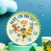 Zak Designs Bluey Kids Dinnerware Set 3 Pieces, Durable and Sustainable Melamine Bamboo Plate, Bowl, and Tumbler are Perfect For Dinner Time With Family (Bluey, Bingo, Bandit, Chilli)(PAW Patrol (Chase  Marshall  Skye))