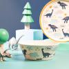 Zak Designs Bluey Kids Dinnerware Set 3 Pieces, Durable and Sustainable Melamine Bamboo Plate, Bowl, and Tumbler are Perfect For Dinner Time With Family (Bluey, Bingo, Bandit, Chilli)(Zaksaurus)