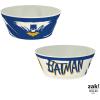 Zak Designs Bluey Kids Dinnerware Set 3 Pieces, Durable and Sustainable Melamine Bamboo Plate, Bowl, and Tumbler are Perfect For Dinner Time With Family (Bluey, Bingo, Bandit, Chilli)(DC Comics Batman)