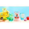 Zak Designs Bluey Nesting Tumbler Set Includes Durable Plastic Cups with Variety Artwork, Fun Drinkware is Perfect for Kids (14.5 oz, 4-Pack, Non-BPA)(CoComelon)
