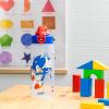 Zak Designs Bluey Sage Kids Water Bottle For School or Travel, 16oz Durable Plastic Water Bottle With Straw, Handle, and Leak-Proof, Pop-Up Spout Cover (Bluey & Bingo)(Sonic)