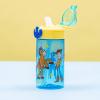 Zak Designs Bluey Sage Kids Water Bottle For School or Travel, 16oz Durable Plastic Water Bottle With Straw, Handle, and Leak-Proof, Pop-Up Spout Cover (Bluey & Bingo)(Toy Story (Woody & Friends))