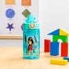 Zak Designs Bluey Sage Kids Water Bottle For School or Travel, 16oz Durable Plastic Water Bottle With Straw, Handle, and Leak-Proof, Pop-Up Spout Cover (Bluey & Bingo)(Disney Moana (Moana  Maui))