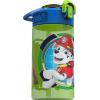 Zak Designs Bluey Sage Kids Water Bottle For School or Travel, 16oz Durable Plastic Water Bottle With Straw, Handle, and Leak-Proof, Pop-Up Spout Cover (Bluey & Bingo)(Paw Patrol)