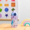 Zak Designs Bluey Sage Kids Water Bottle For School or Travel, 16oz Durable Plastic Water Bottle With Straw, Handle, and Leak-Proof, Pop-Up Spout Cover (Bluey & Bingo)(Disney Frozen (Anna  Elsa  Olaf))