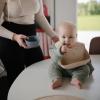 mushie x Bluey Silicone Baby Bib | Adjustable Fit Waterproof Bibs (Bluey Ivory)(Bees)