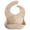 mushie x Bluey Silicone Baby Bib | Adjustable Fit Waterproof Bibs (Bluey Ivory)(Bees)