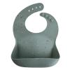 mushie x Bluey Silicone Baby Bib | Adjustable Fit Waterproof Bibs (Bluey Ivory)(Cambridge Blue Confetti)