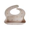 mushie x Bluey Silicone Baby Bib | Adjustable Fit Waterproof Bibs (Bluey Ivory)(Cherries)