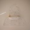 mushie x Bluey Silicone Baby Bib | Adjustable Fit Waterproof Bibs (Bluey Ivory)(Pretzel)