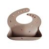 mushie x Bluey Silicone Baby Bib | Adjustable Fit Waterproof Bibs (Bluey Ivory)(Rocket Ship)