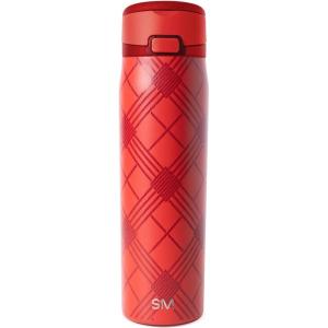Simple Modern Kids Summit | Christmas Water Bottle with Straw Lid | Bluey 18oz Stainless Steel Cup Insulated Tumbler for Toddlers, School | Holiday Gifts for Girls Boys | Bluey Holly Jolly(Holiday Flannel)