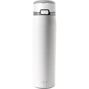 Simple Modern Kids Summit | Christmas Water Bottle with Straw Lid | Bluey 18oz Stainless Steel Cup Insulated Tumbler for Toddlers, School | Holiday Gifts for Girls Boys | Bluey Holly Jolly(Frosty Snowflakes)