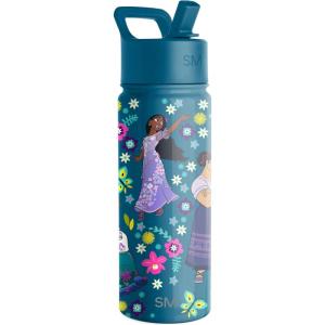 Simple Modern Kids Summit Water Bottle with Straw Lid |Bluey 18oz Stainless Steel Cup Insulated Tumbler for Girls, Boys, School | Bluey Sky(Disney-Encanto)