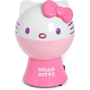 Uncanny Brands Bluey Popcorn Maker, Oil-Free Electric Hot Air Popper with 12 Paper Bags – Officially Licensed(Hello Kitty)