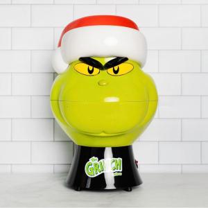 Uncanny Brands Bluey Popcorn Maker, Oil-Free Electric Hot Air Popper with 12 Paper Bags – Officially Licensed(The Grinch)