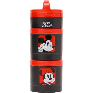 Whiskware Bluey Stackable Snack Containers for Babies, Toddlers, and Kids, 3 Stackable Snack Cups for School and Travel, Cupholder Friendly, Bluey, Chloe, Bingo, and Lila, Best Buddies!(All Time Classic)