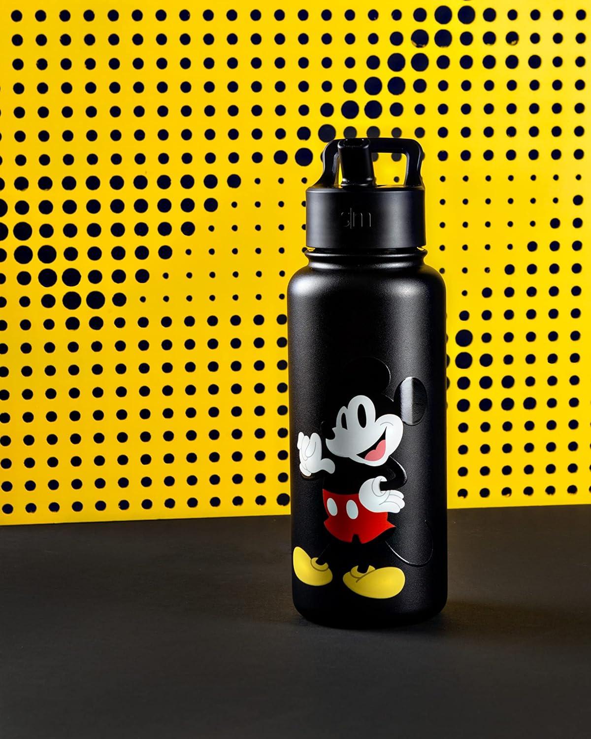 imageSimple Modern Summit Water Bottle with Straw Lid Bluey 30oz Leak Proof Stainless Steel Insulated Cup Gifts for Her Him Bluey StripesDisney Its Me Mickey