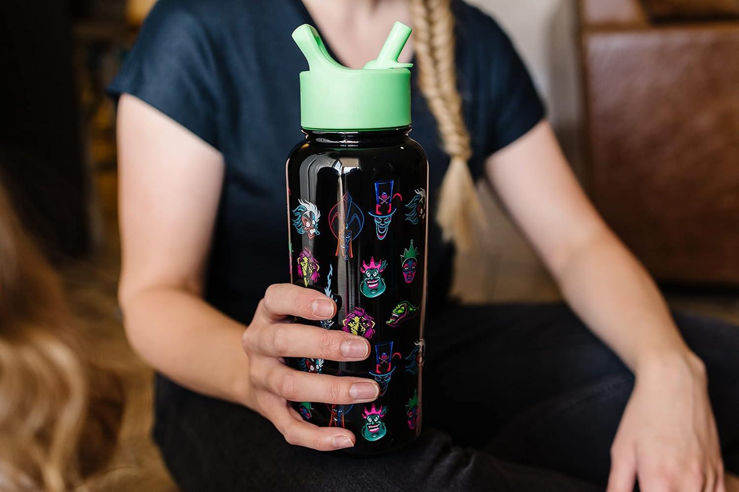 imageSimple Modern Summit Water Bottle with Straw Lid Bluey 30oz Leak Proof Stainless Steel Insulated Cup Gifts for Her Him Bluey StripesDisney Princess Icons